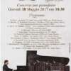 Il pianista Genny Basso in concerto