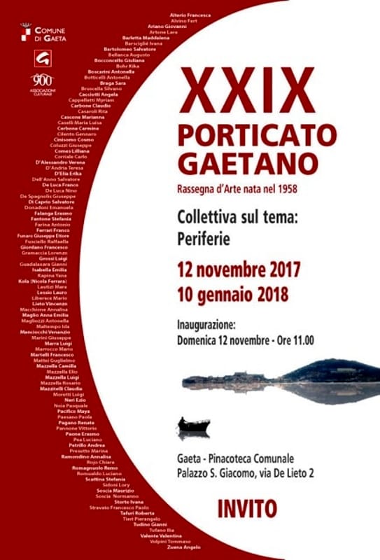 Cerimonia di chiusura del XXIX Edizione del Porticato Gaetano