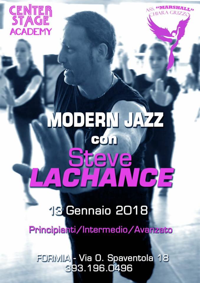 Stage di Modern Jazz con Steve LACHANCE
