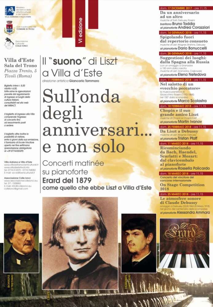 Il ‘suono’ di Liszt a Villa d’Este