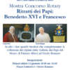 Rotary ritratti dei Papi: Benedetto XVI e Francesco