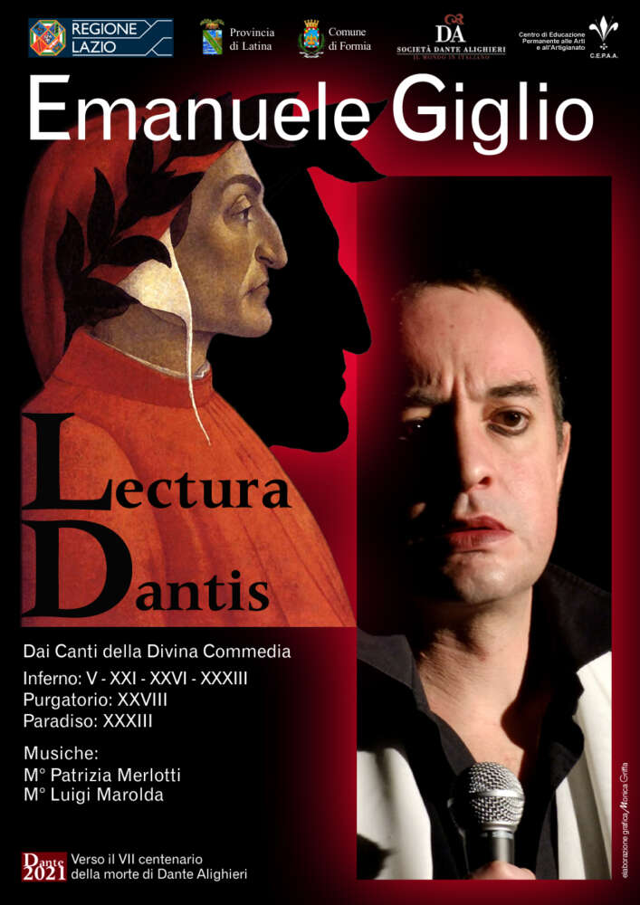 Emanuele Giglio in Lectura Dantis