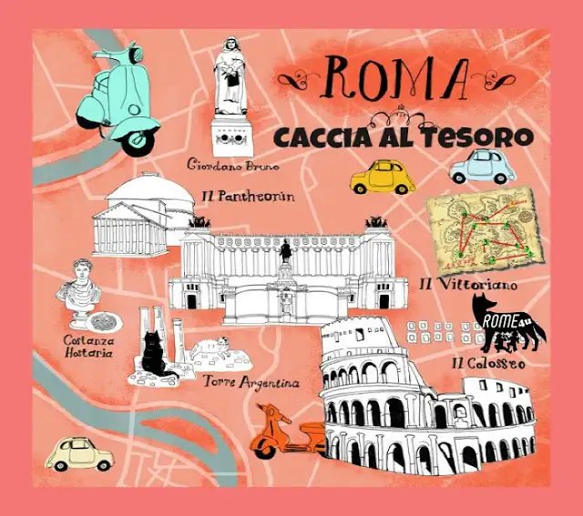 Caccia al tesoro “Quanto sei bella Roma a prima sera…” (2° percorso) – Divertente competizione a squadre alla scoperta dei rioni di Roma
