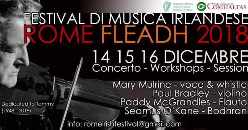 Festival di Musica Irlandese - Rome Fleadh 2018