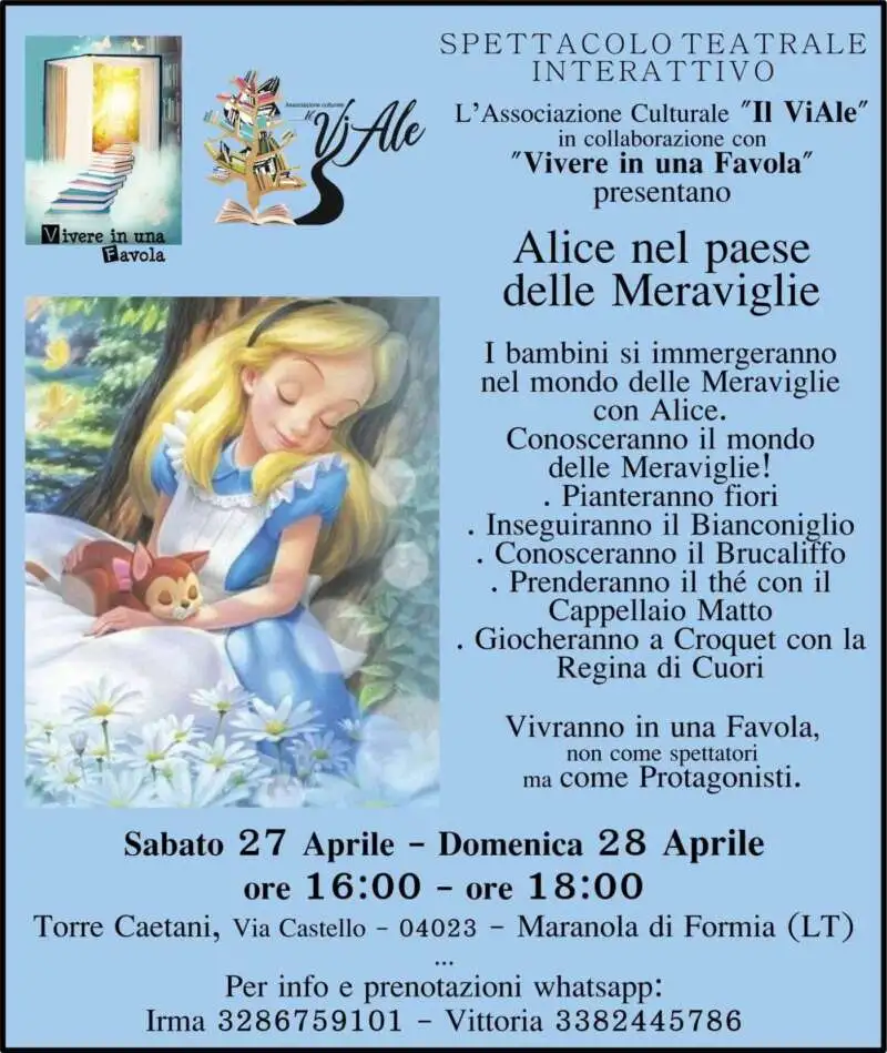 Alice Nel Paese Delle Meraviglie A Maranola Di Formia