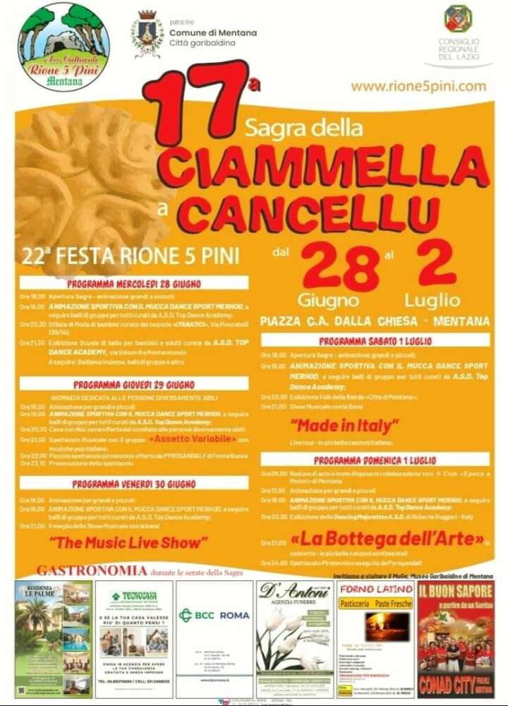 Sagra della Ciammella a Cancellu