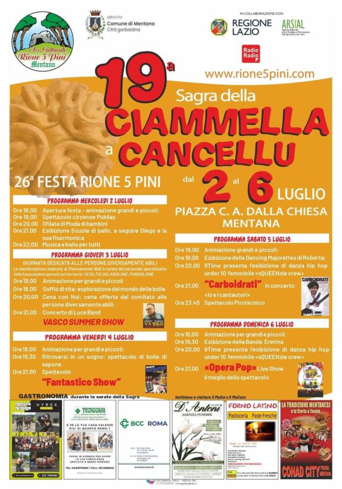 Sagra della Ciammella a Cancellu