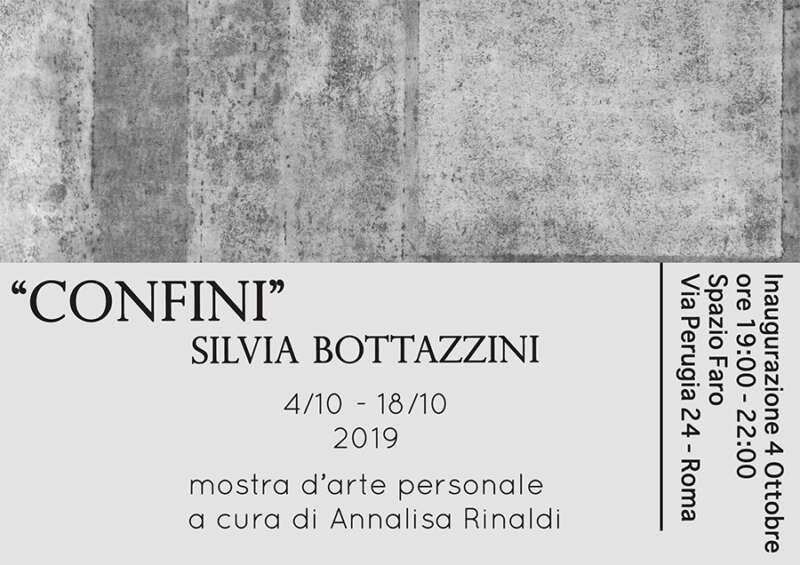 Confini, mostra d'arte personale di Silvia Bottazzini