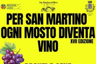 Per San Martino ogni Mosto diventa Vino… Per San Martino ogni Mosto diventa Vino…