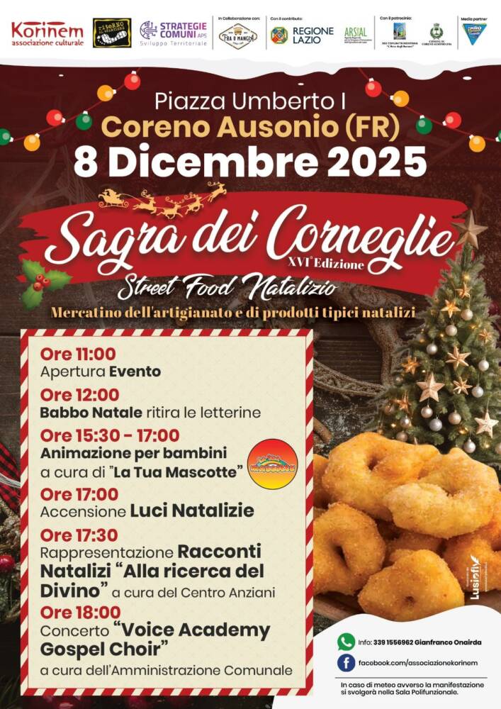 Mercatino di Natale e Sagra dei Corneglie