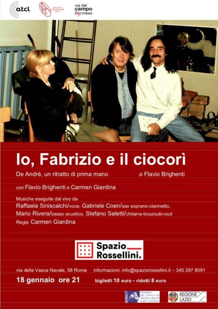 Io, Fabrizio e il ciocori, dirige Carmen Giardina