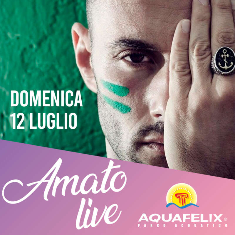 Amato Scarpellino live show ad Aquafelix