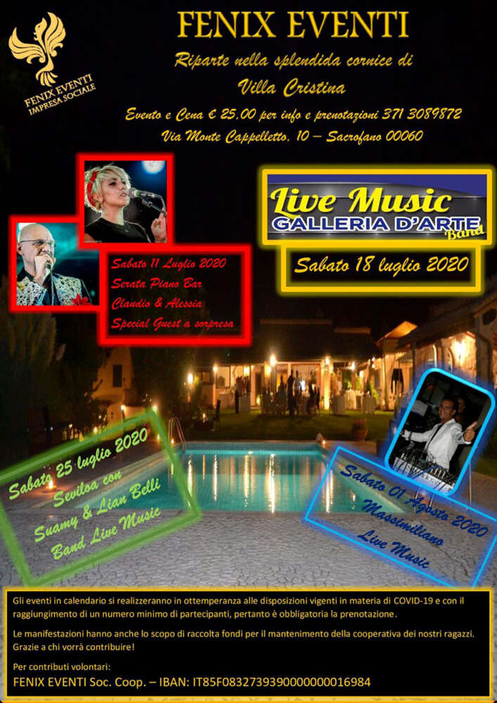 Eventi a Villa Cristina