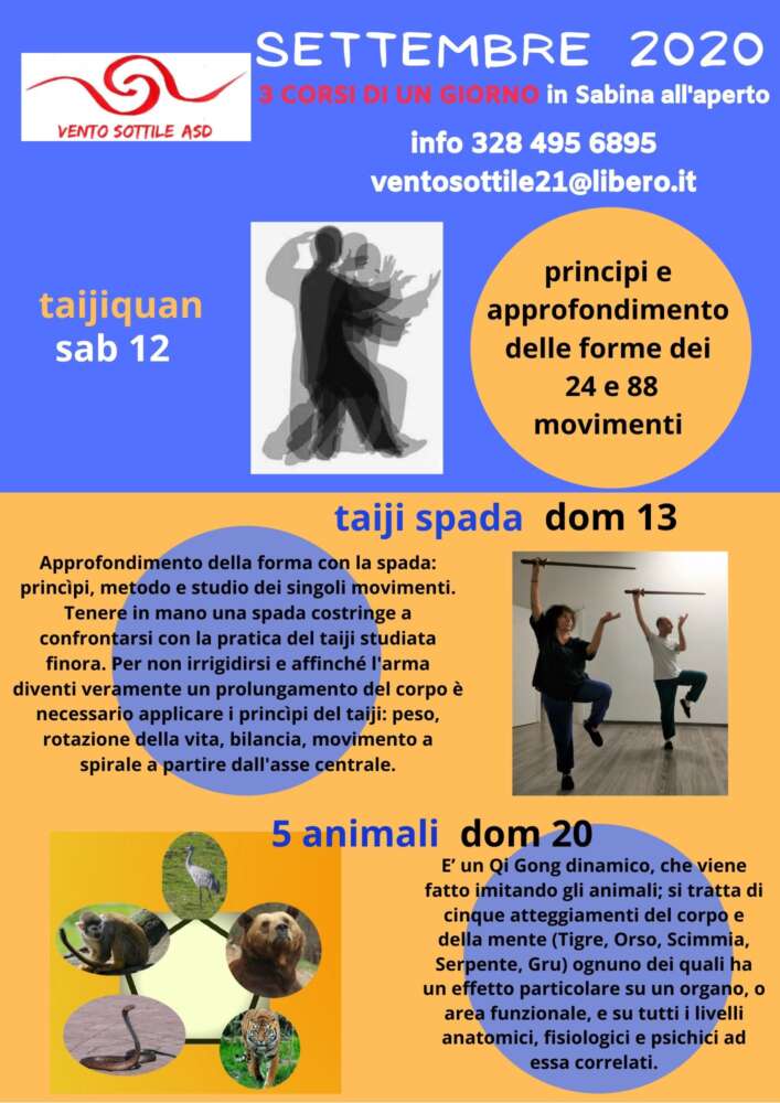 Il Qigong dei 5 animali