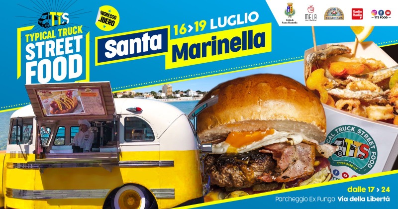 Typical Truck Street Food a Santa Marinella