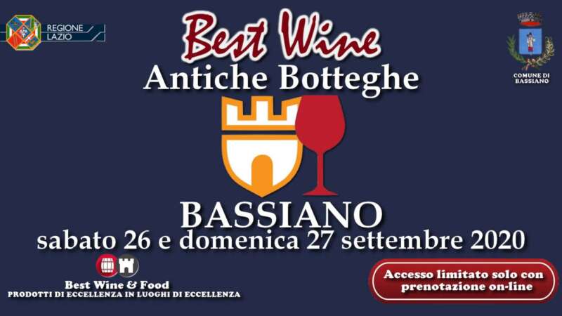 BEST WINE - Antiche botteghe - Bassiano 2020