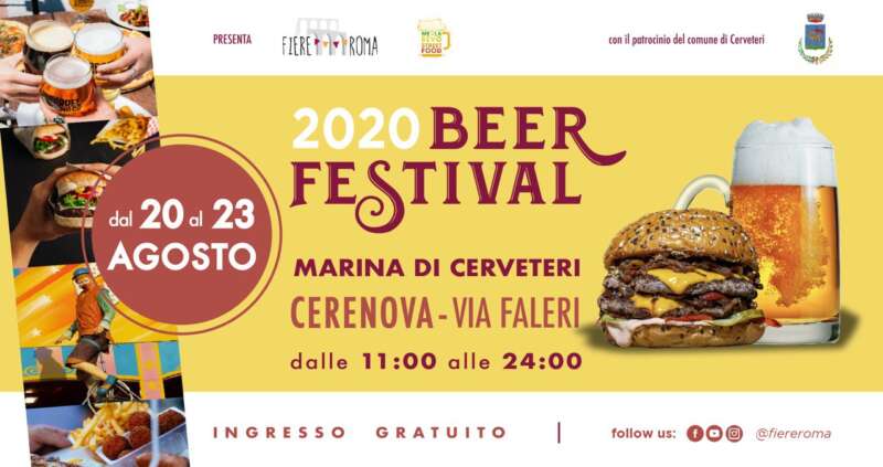Grande ritorno del Beer Festival di Fiere Roma a Marina di Cerveteri