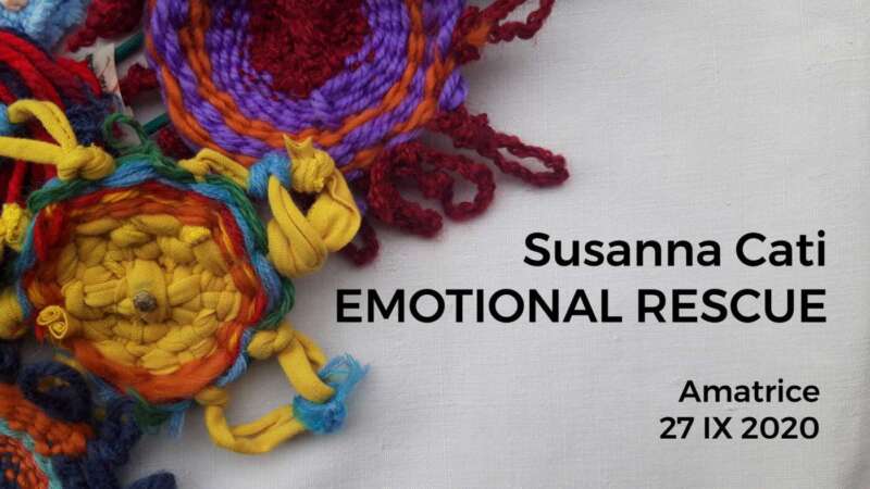 Emotional rescue, installazione di Susanna Cati