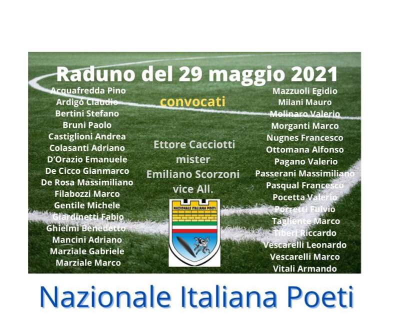 Nazionale Italiana Poeti - Raduno 2021/22