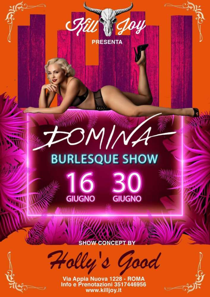 Domina Burlesque Show Summer 2021