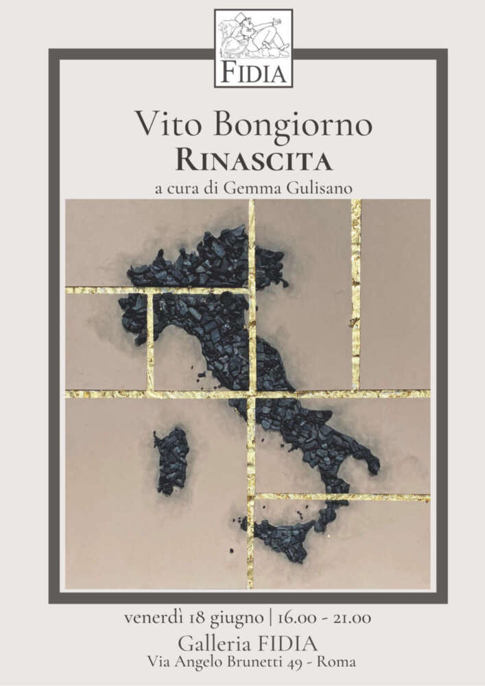 Mostra personale di Vito Bongiorno | Rinascita | a cura di Gemma Gulisano | Galleria Fidia