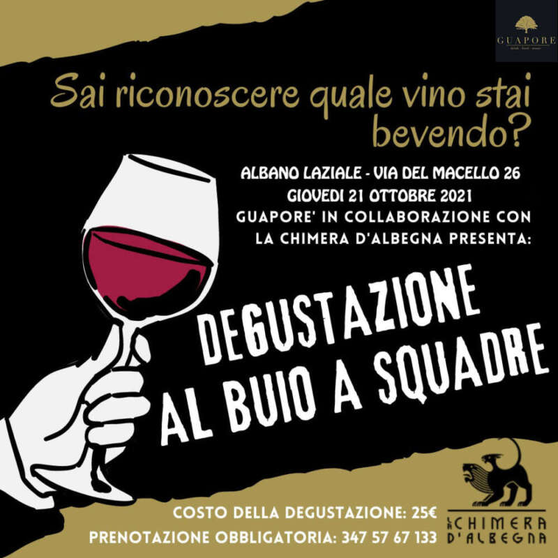 Wine tasting a squadre: indovina il vino