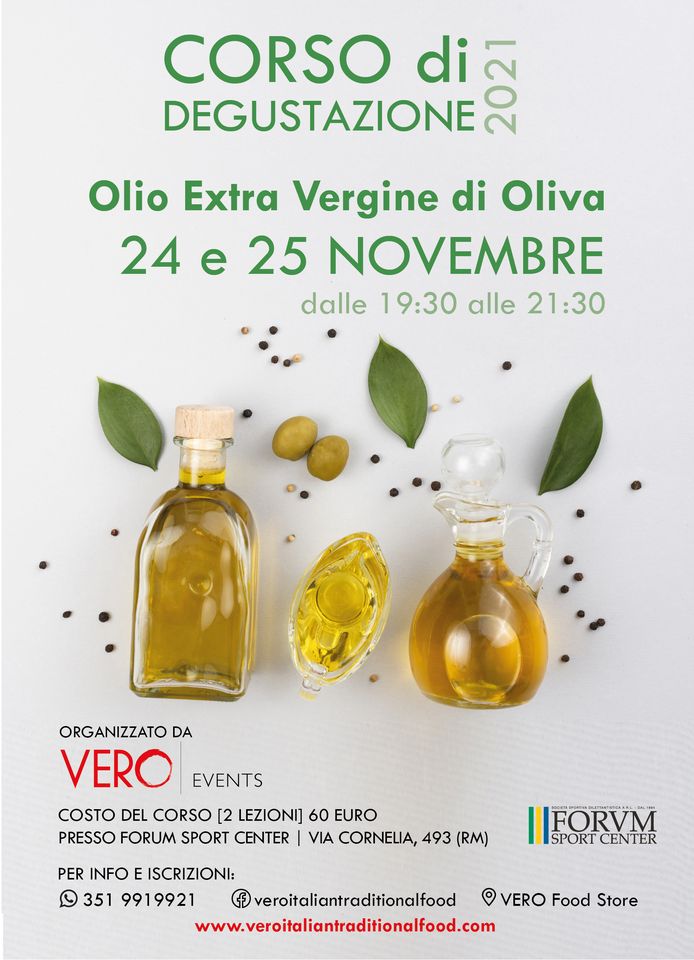 Corso degustazione olio d'oliva