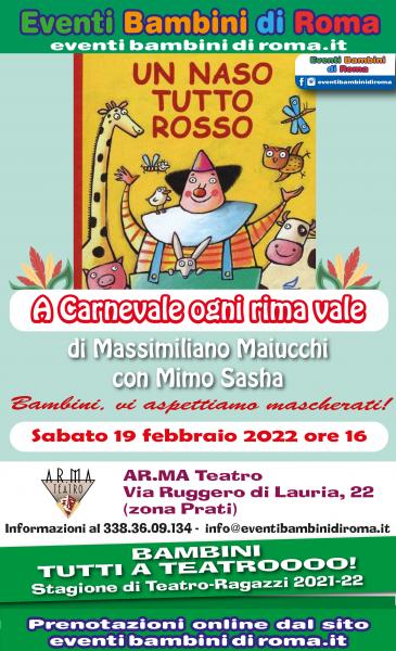 Un Naso tutto rosso - A carnevale ogni rima vale