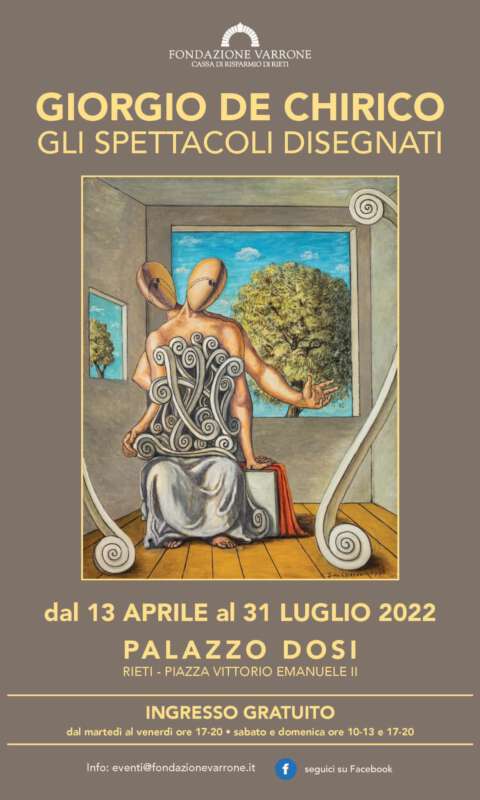 Giorgio de Chirico, gli spettacoli disegnati