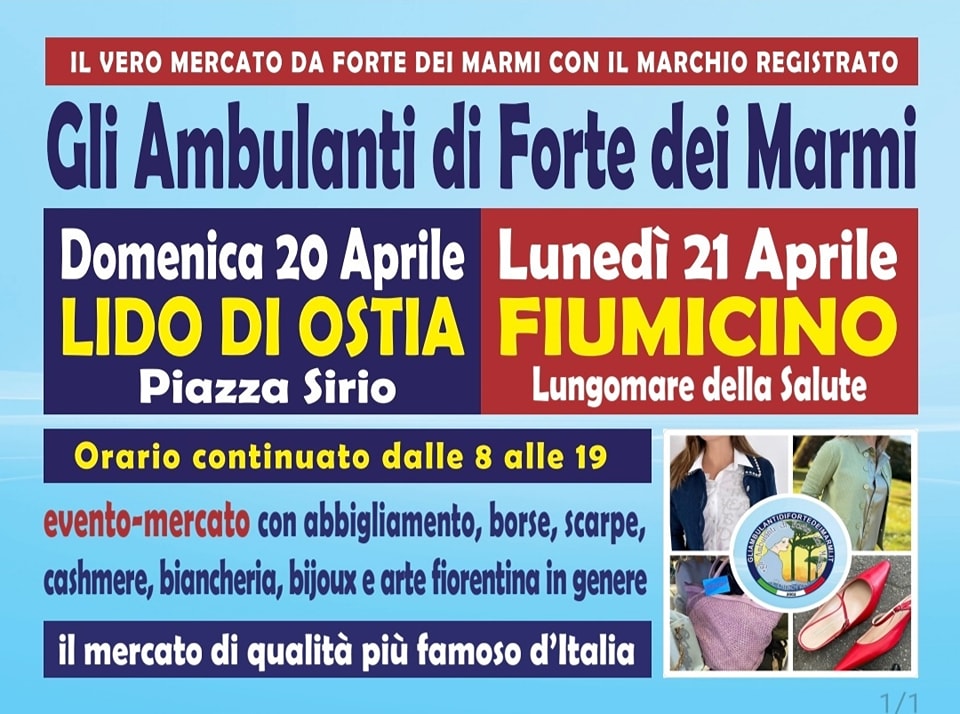 Gli ambulanti di Forte dei Marmi