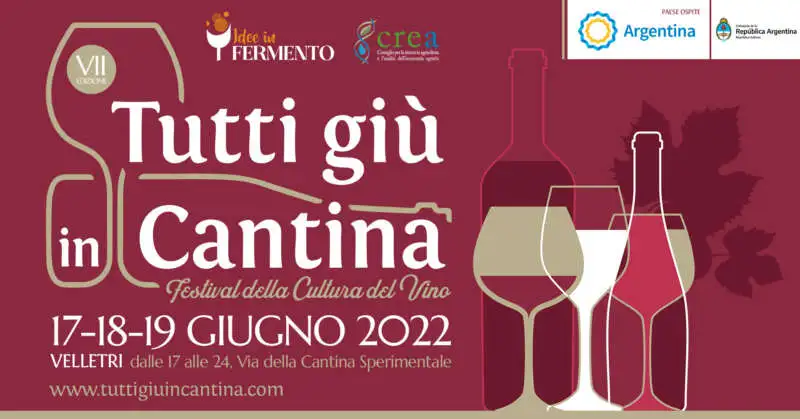 Tutti Giù In Cantina 2022 – Festival della cultura del vino