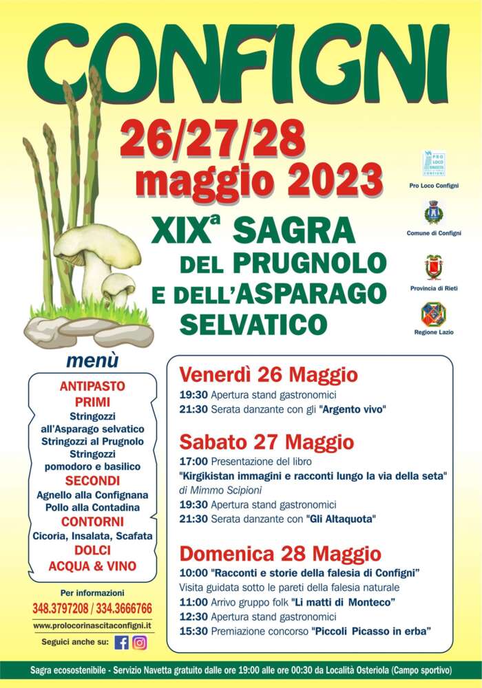 Sagra dell’asparago selvatico e del prugnolo