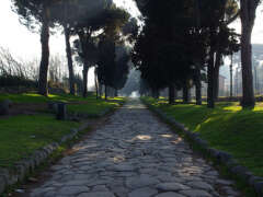Tramonto sulla Via Appia Antica