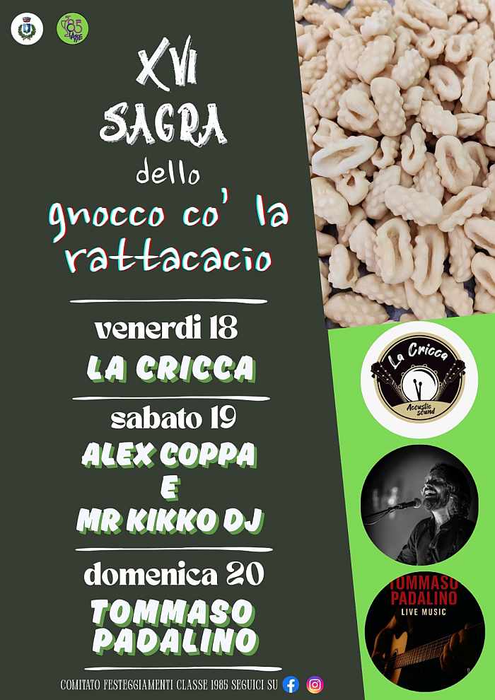 Sagra dello gnocco co’ la Rattacacio