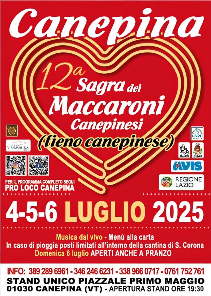 Sagra dei Maccaroni Canepinesi