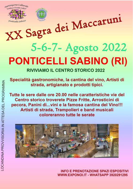Rivivere il Centro Storico e Sagra dei Maccaruni