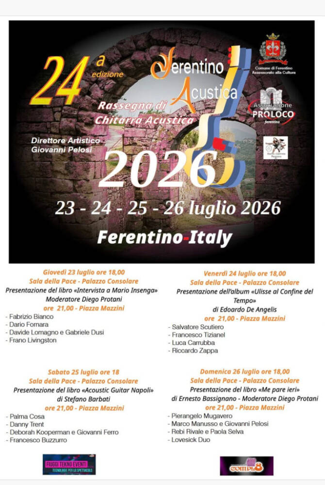 Musica e Spettacolo nel Lazio Ferentino Acustica