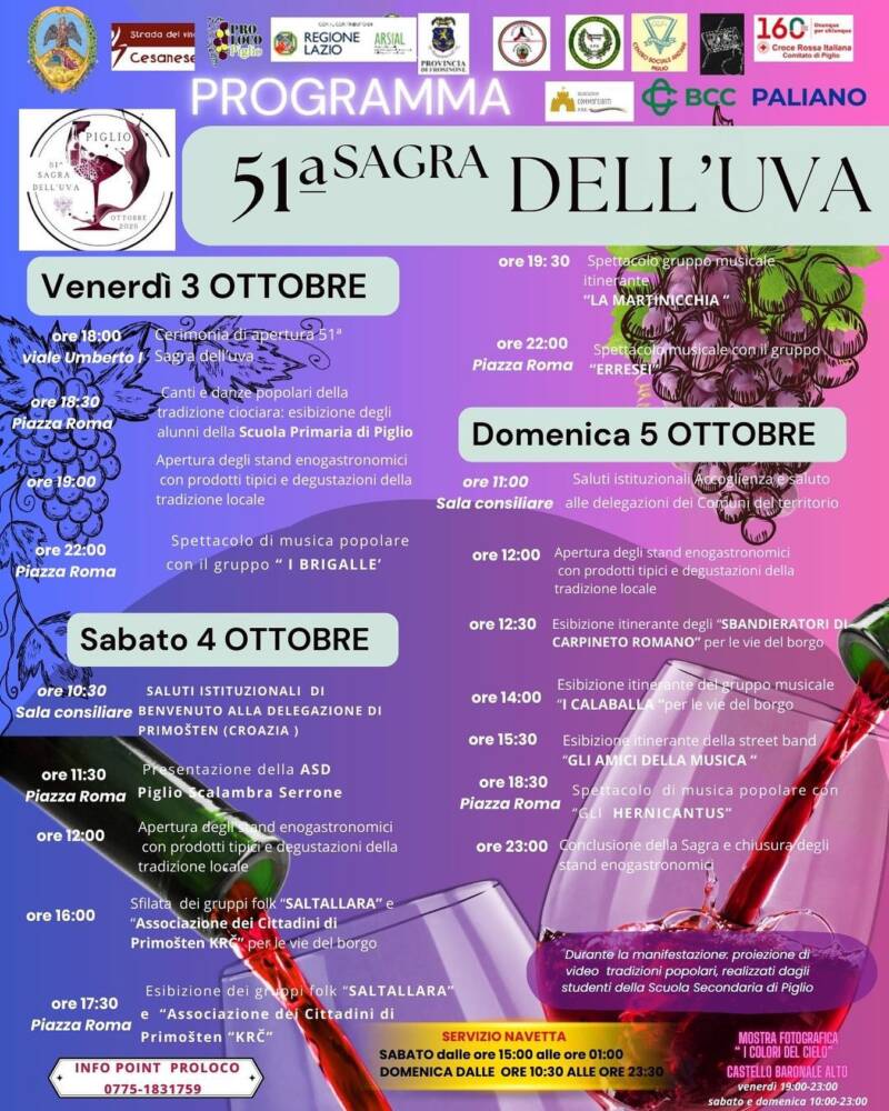 Sagra dell'uva Cesanese del Piglio