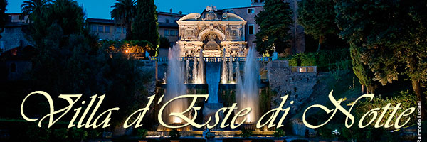 Meraviglie del Lazio: La Villa d'Este a Tivoli di Notte