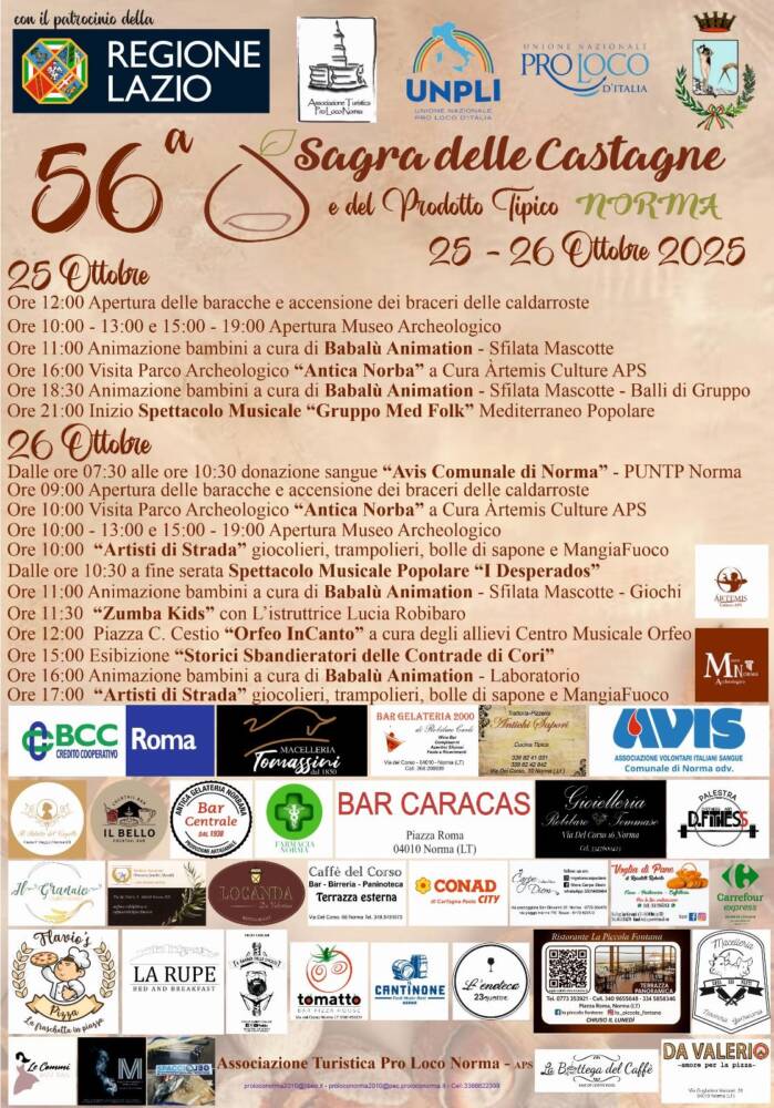 Sagra delle Castagne a Norma