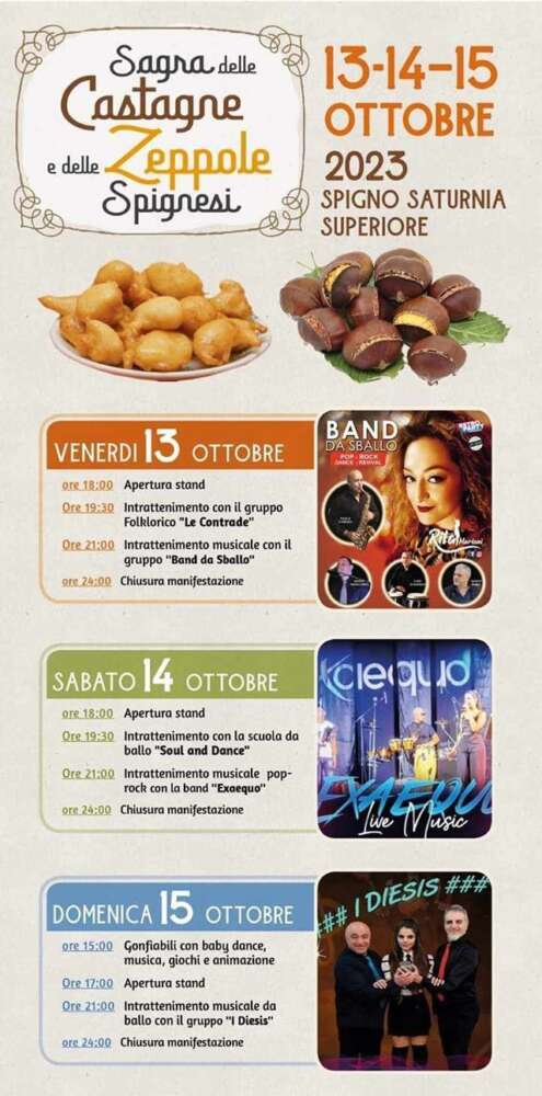 Sagra delle Castagne e delle Zeppole Spignesi