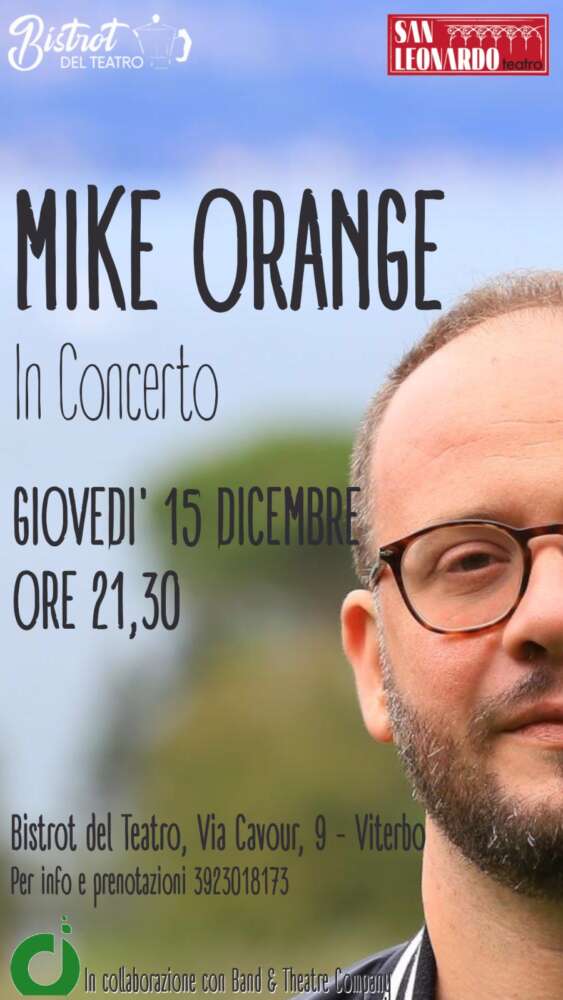 Mike Orange in concerto