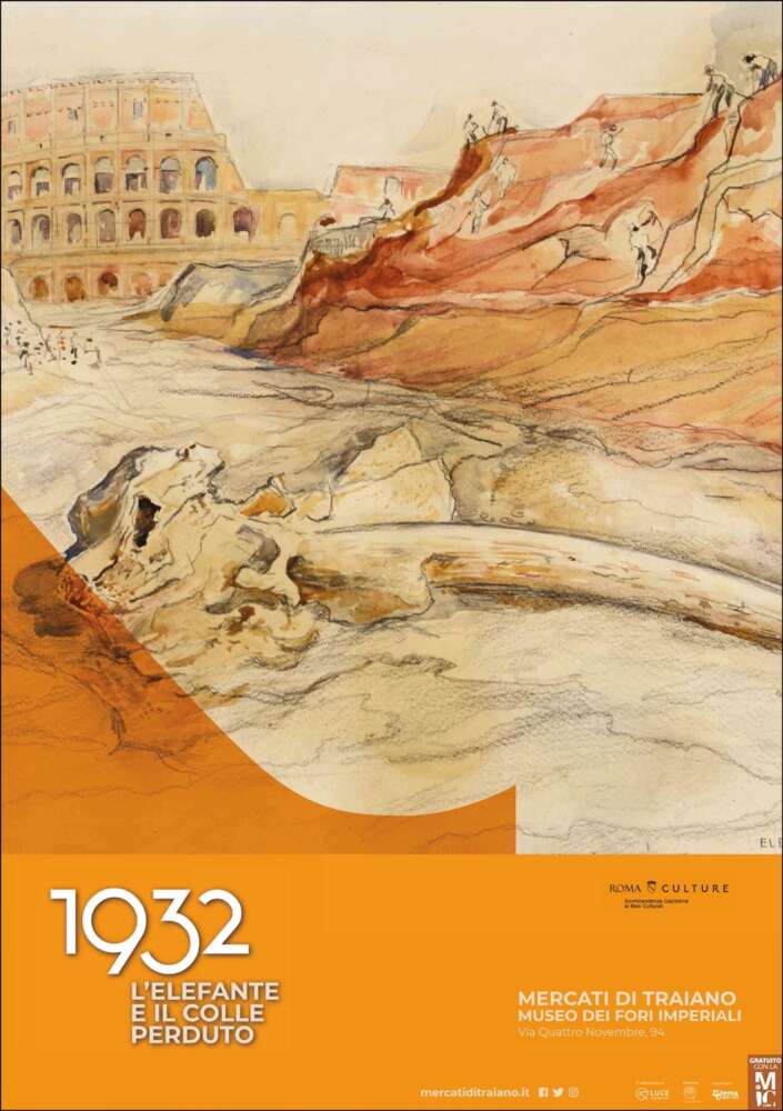 Mercati di Traiano e la mostra 1932, l’elefante e il colle perduto