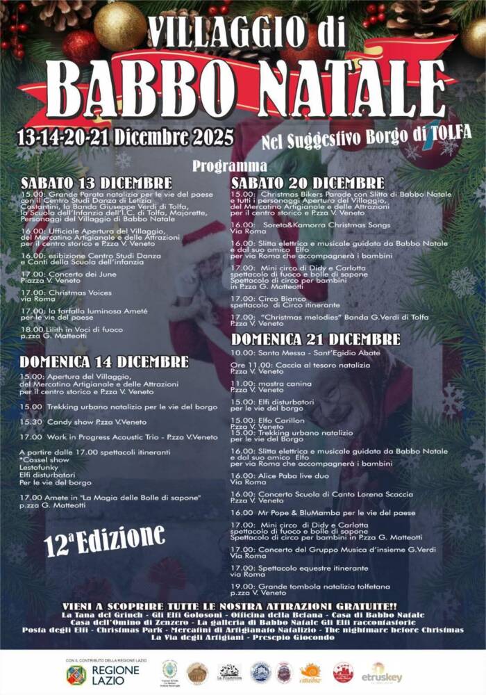 La magia del Villaggio di Babbo Natale