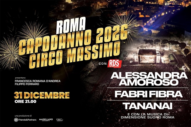 Capodanno a Roma, il concertone al Circo Massimo