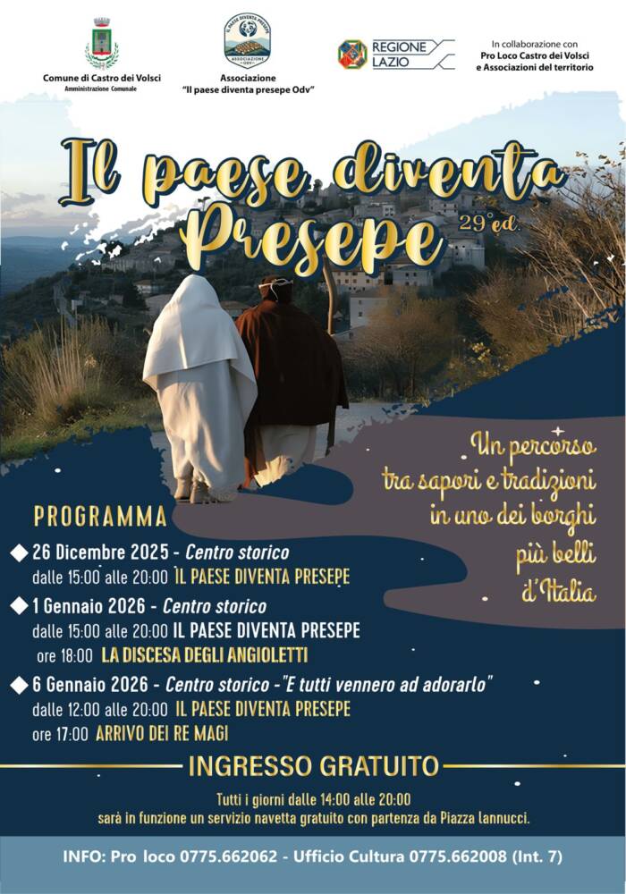 Il Paese diventa Presepe