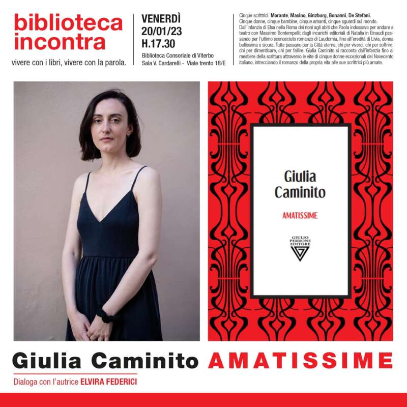 La biblioteca incontra: dialogo con l'autrice Giulia Caminito