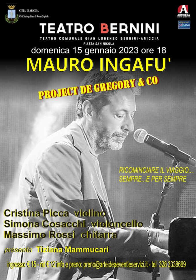 Mauro Ingafù, Project De Gregori & Co.