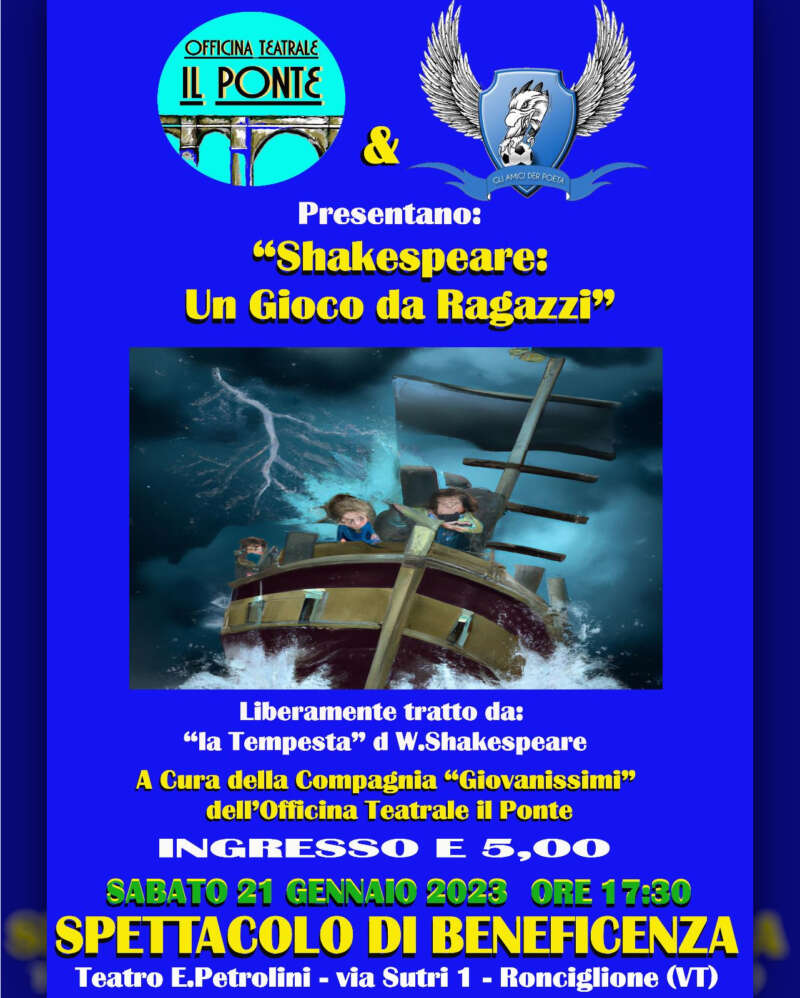 Shakespeare: un gioco da ragazzi