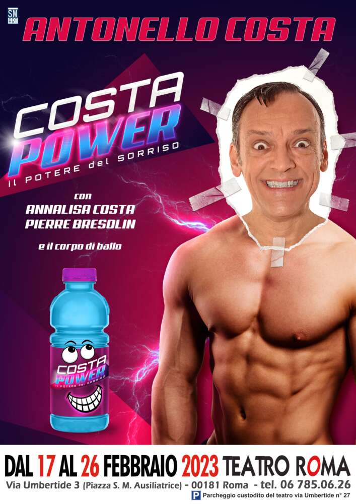 "Costa Power" il nuovo show di Antonello Costa